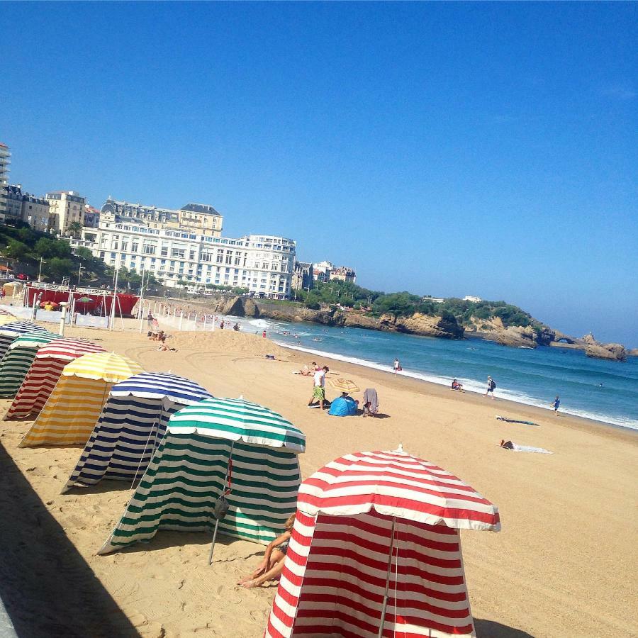 Studio Victoria Centre Grande Plage And Pool Биариц Екстериор снимка