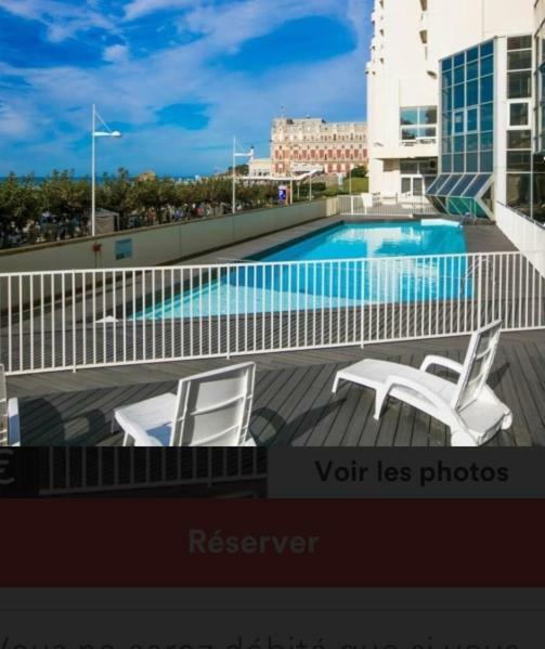 Studio Victoria Centre Grande Plage And Pool Биариц Екстериор снимка